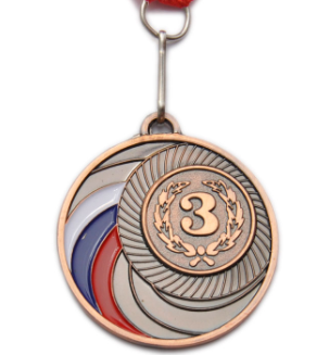 Медаль 3 место D-50 мм1503(1,2,3)