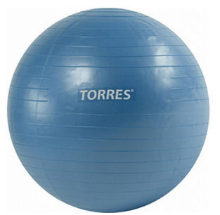 Мяч гимн. Torres d-65см насос, защита от взрыва AL121165