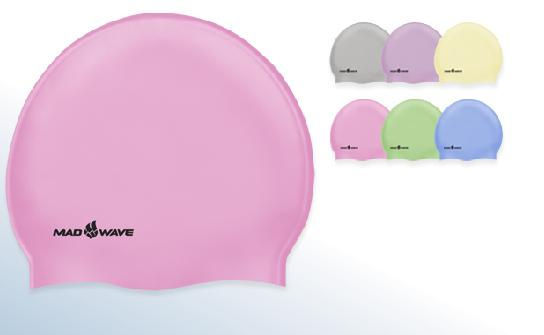 Шапочка д/п MADWAVE Pastel Silicone Solid, M0535 04 0 00W