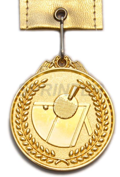Медаль "настольный теннис" д.5,5 см