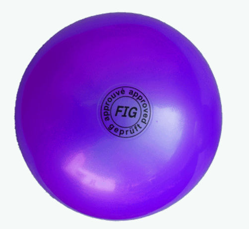 Мяч для художественной гимнастики FIG 19 см. 420 гр. (проф) синий