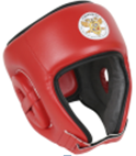 Шлем бокс RuscoSport Pro(серт.) XS красный