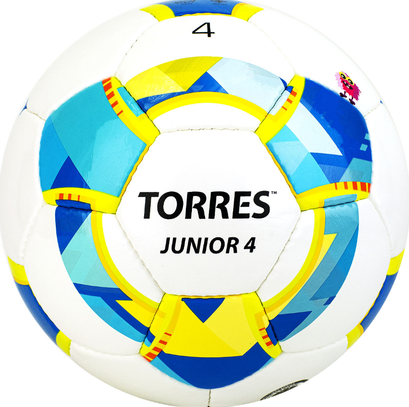Мяч ф.б. TORRES Junior-4 F320234 p.4, руч. сшив.