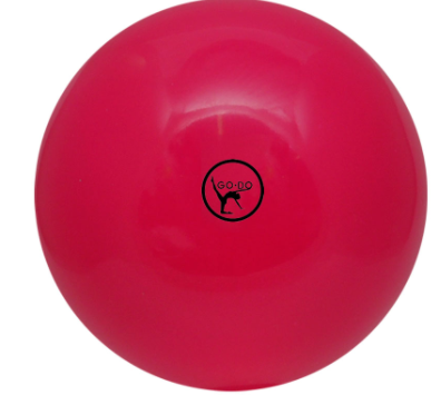 Мяч GO DO для худ. гимнастики 15 см розовый