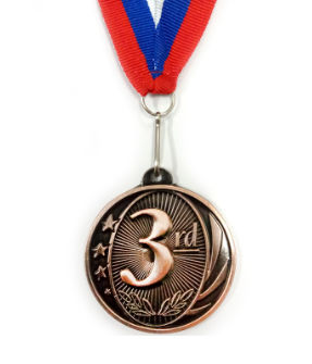 Медаль 3 место D-50 мм 1801(3)