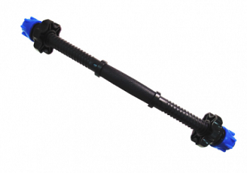 Гриф гантельный пластик,сталь 41 см до 30 кг